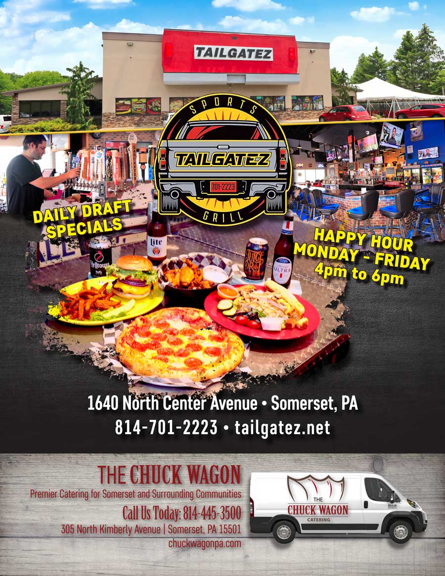 Tailgatez Sports Grill | The Chuck Wagon <center>Tailgatez Sports Grill | <b><a href="http://www.tailgatez.net" target="_blank" rel="noopener noreferrer">CLICK HERE to view the website</a></b></center><center>The Chuck Wagon | <b><a href="https://www.facebook.com/p/The-Chuckwagon-100066721875129/" target="_blank" rel="noopener noreferrer">CLICK HERE to view the website</a></b></center>
